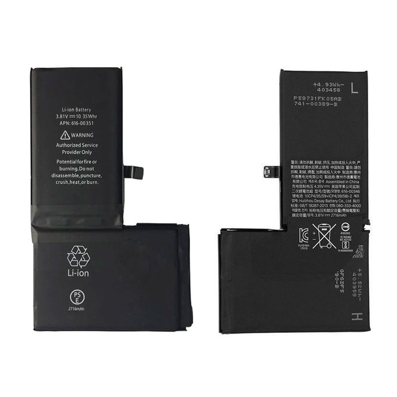 GENERICO - Bateria Compatible con Iphone X 2716mAh Maxima Duracion