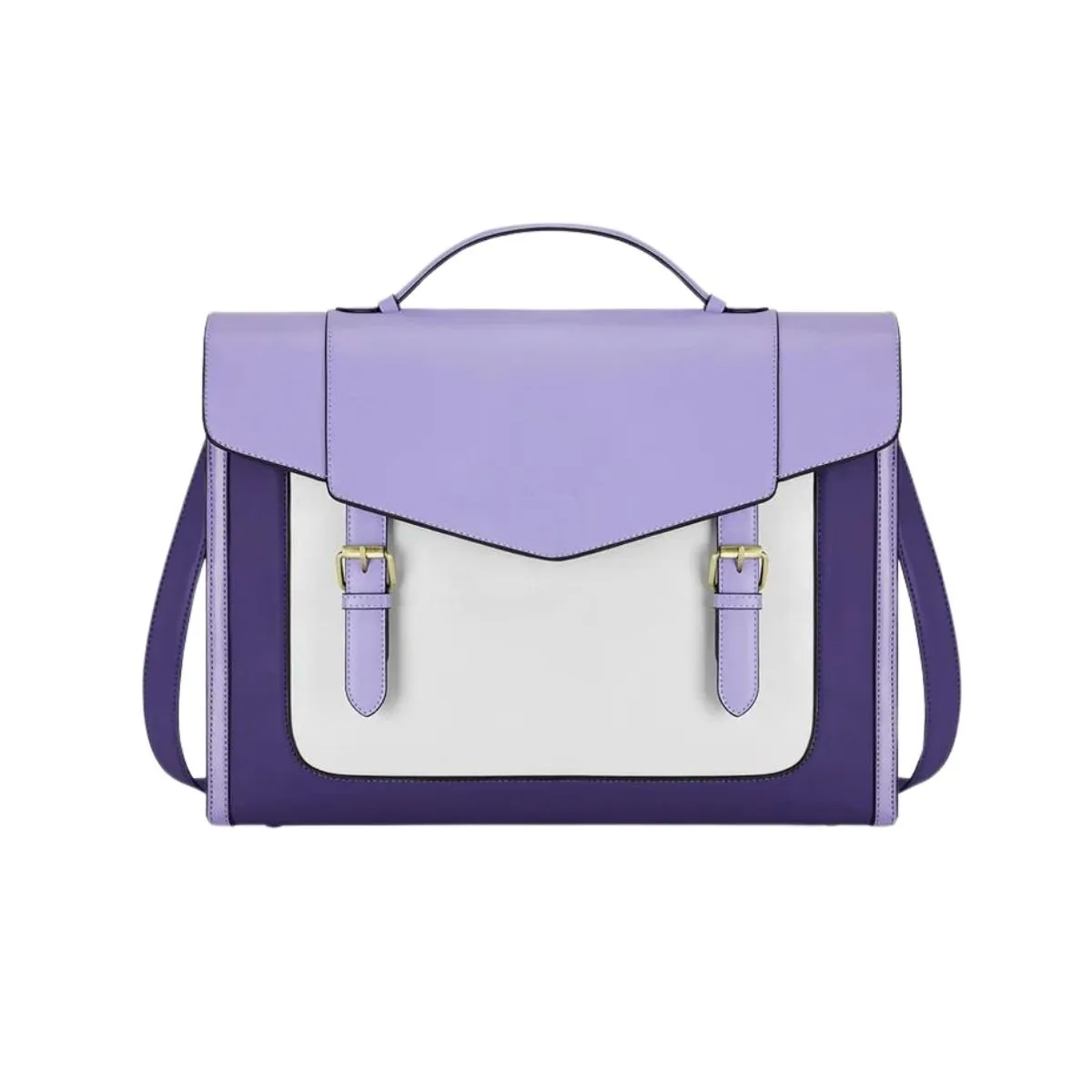 ECOSUSI - Ecosusi Maletín y Mochila Julie para Notebook 15.6 pulg- Morado