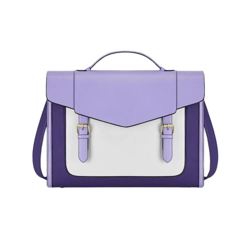 ECOSUSI - Ecosusi Maletín y Mochila Julie para Notebook 15.6 pulg- Morado