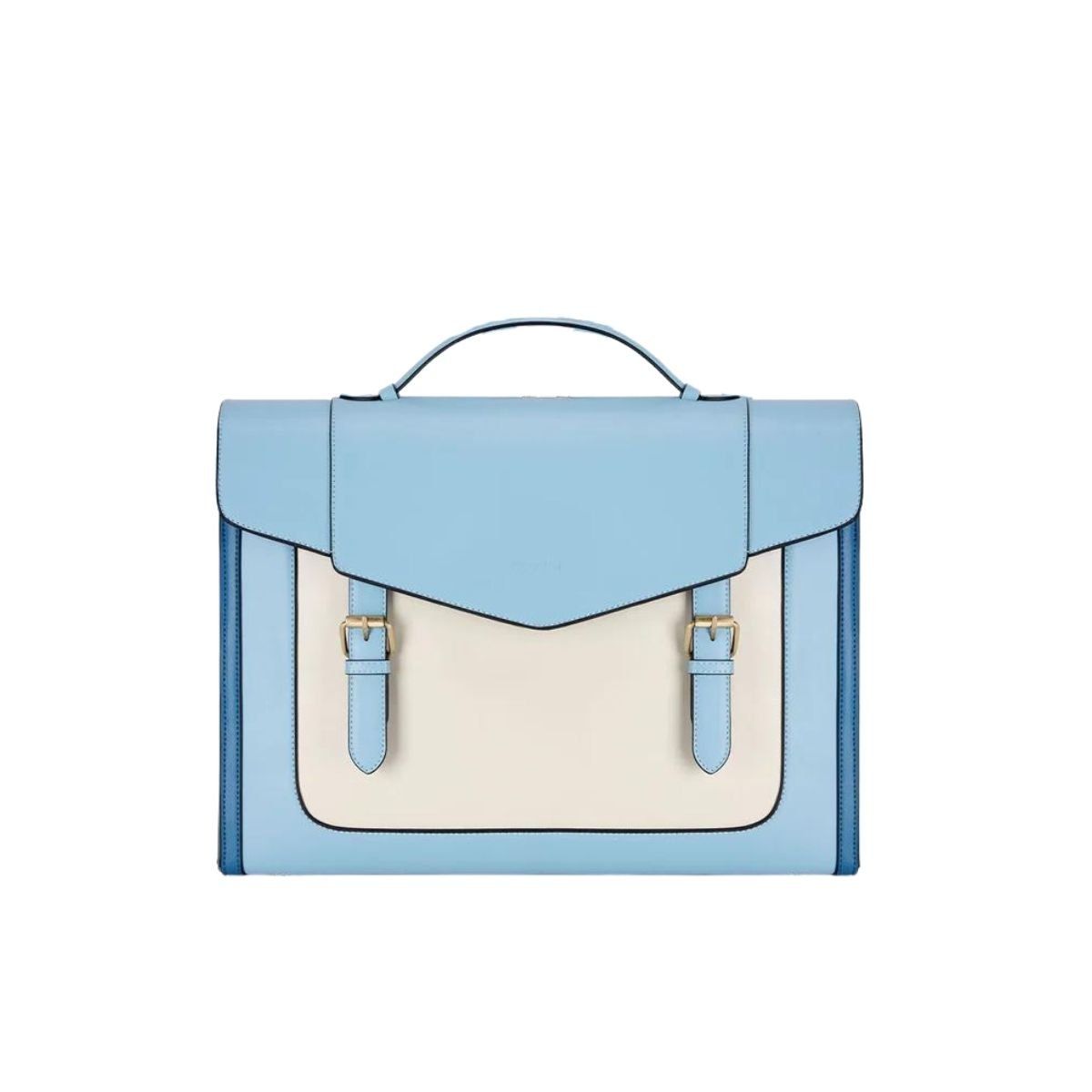 ECOSUSI - Ecosusi Maletín y Mochila Julie para Notebook 15.6 pulg - Celeste