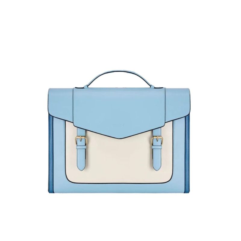 ECOSUSI - Ecosusi Maletín y Mochila Julie para Notebook 15.6 pulg - Celeste