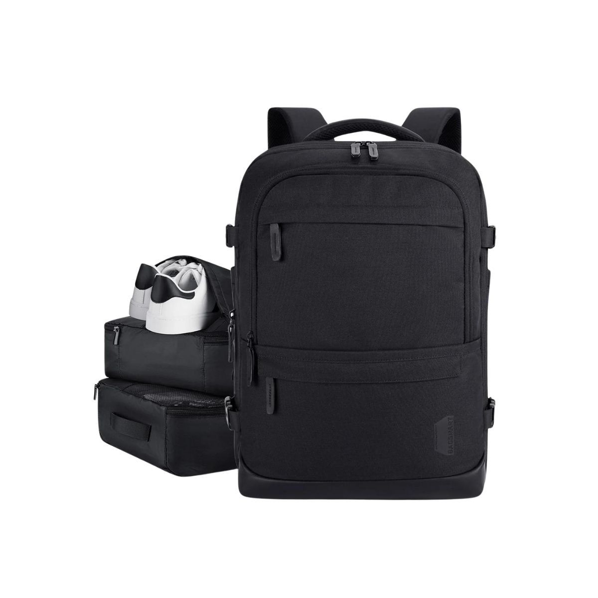 BAGSMART - Bagsmart Mochila Falco 30 L - 40 L Expandible + 3 Organizadores Negro