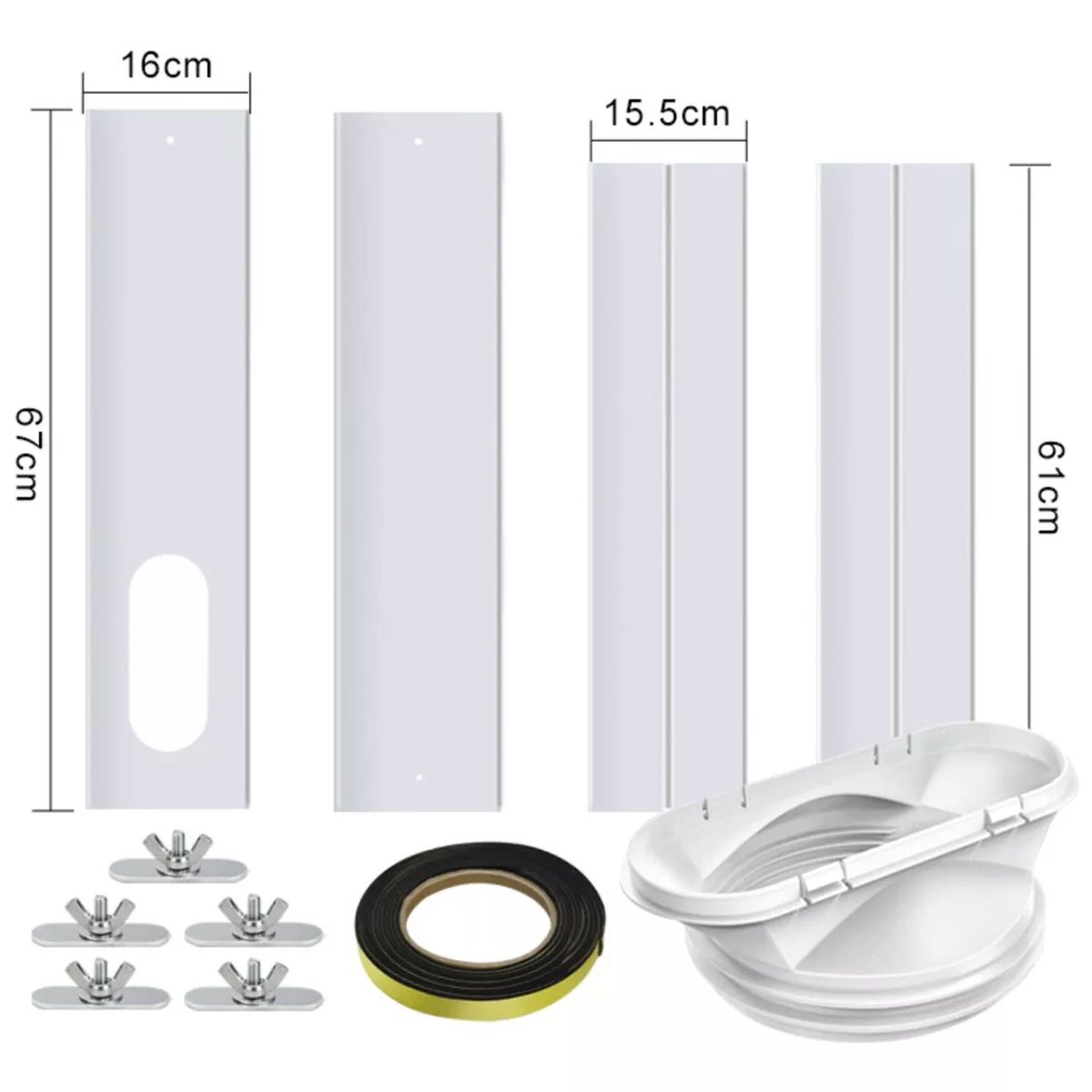 GENERICO - Kit De Ventana Aire Acondicionado Portátil