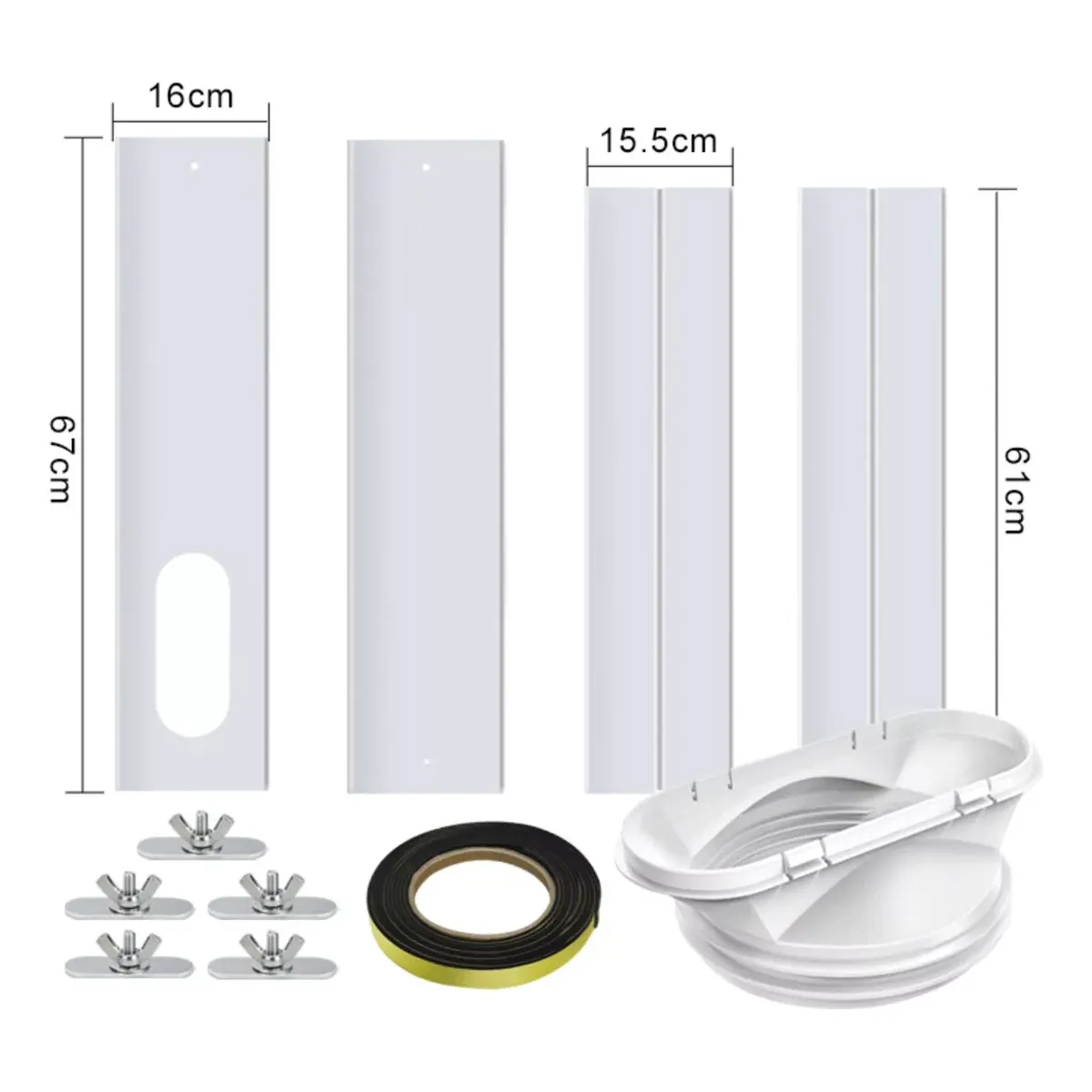 GENERICO - Kit De Ventana Aire Acondicionado Portátil
