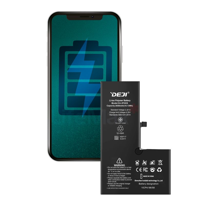 GENERICO - Bateria Compatible con Iphone XS DEJI Capacidad 2658mAh