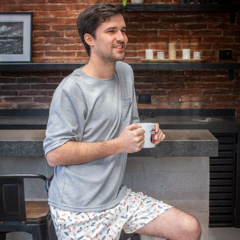 SIMPLY B - Pijama corto autos hombre