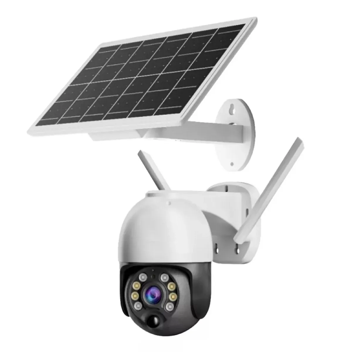 GENERICO - Cámara Seguridad con Panel Solar Wifi 5G IRM IP66 Modelo13087