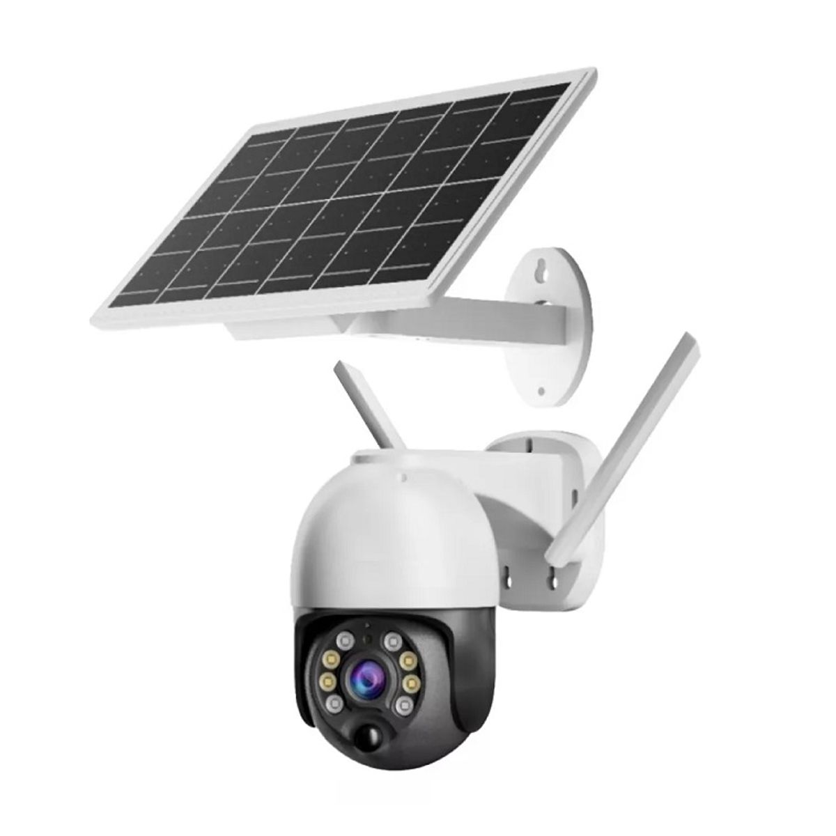 GENERICO - Cámara Seguridad con Panel Solar Wifi 5G IRM IP66 Modelo13087