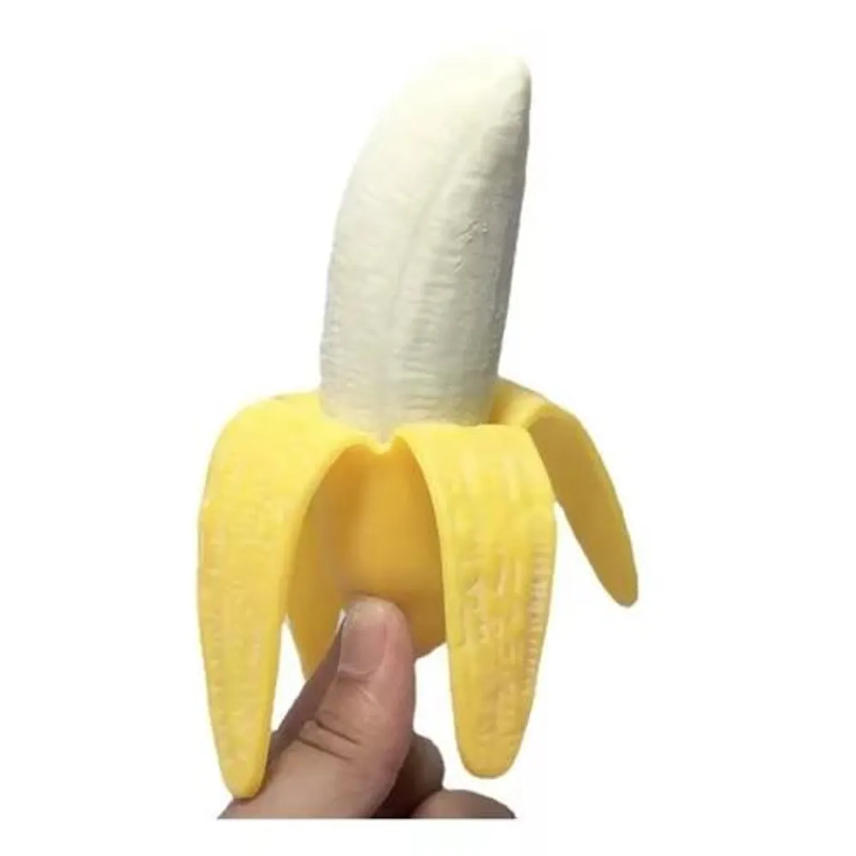 GENERICO - Juguete Antiestrés Squishy Banana Realista Suave Y Elástica