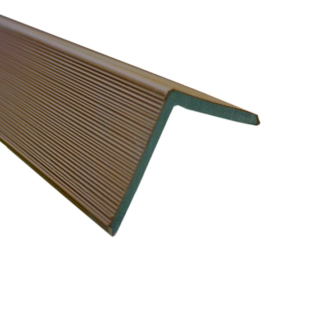 QRUBBER - Perfil para Wall Panel WPC Café 2,4mts x 5,5cm QRubber