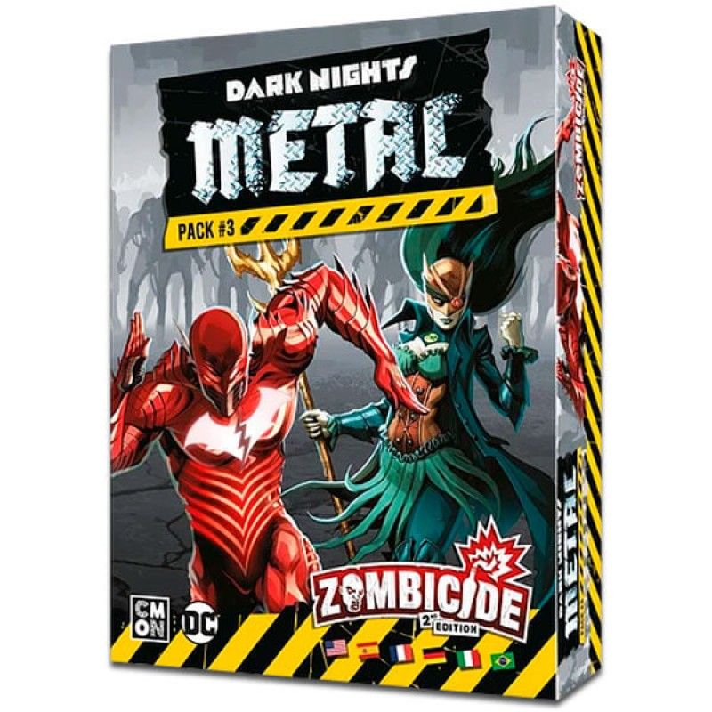 ASMODEE - Zombicide - Dark Knight Metal Pack 3