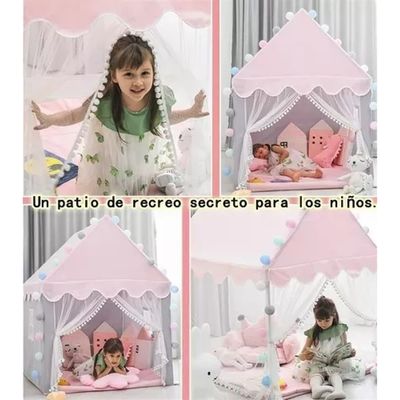 Imagen 2 del producto Carpa Casa Para Niñas Niños Carpa Plegable Princesa Juguete