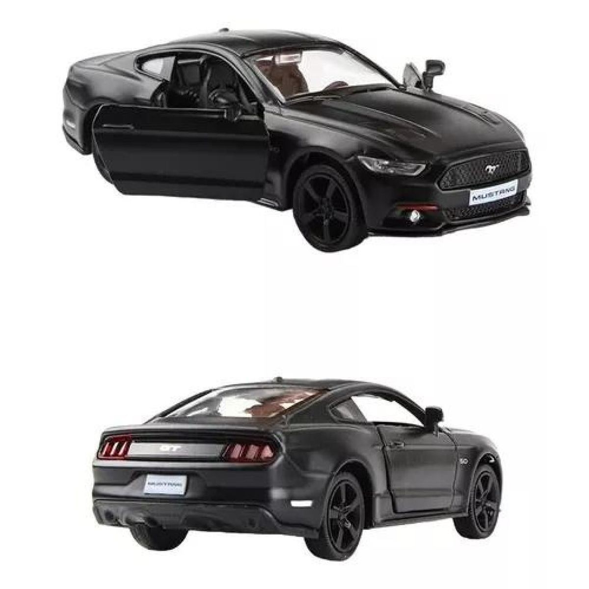 GENERICO - Auto Ford Mustang Gt Negro Escala 136 Coleccionable