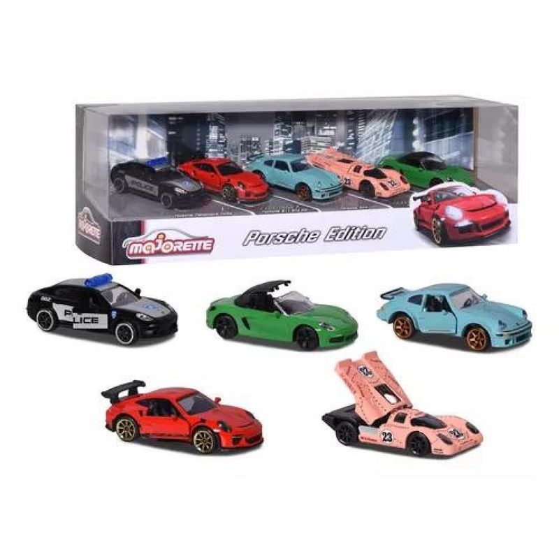 GENERICO - Autos De Colección Majorette Porsche Edition 5 Pack