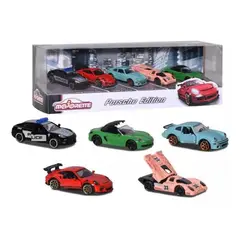 GENERICO - Autos De Colección Majorette Porsche Edition 5 Pack