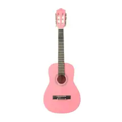 SEVILLANA - Guitarra Acústica 30'' Con Funda Rosada