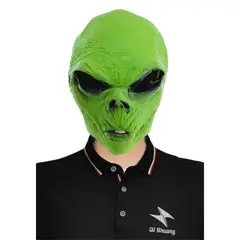 SM - Mascara Marciano con Guantes Alien Verde