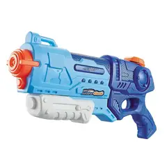 SPACEZAT - Pistola Lanza Agua Azul y Blanco