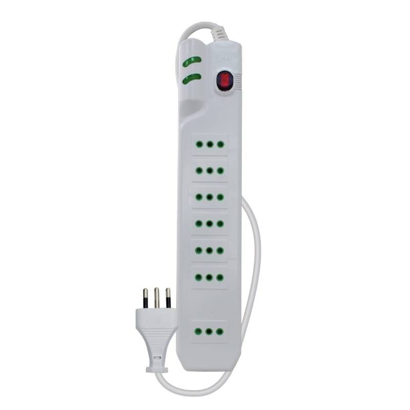 MLAB - Alargador Protector De Voltaje 2.1 Metros Mlab Blanco MLAB
