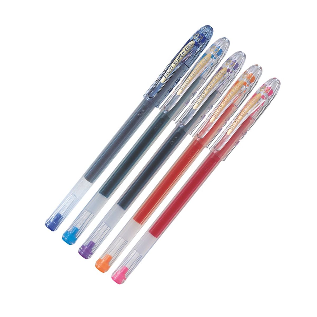 PILOT - Set 5 Lápices Super Gel 07mm Pilot