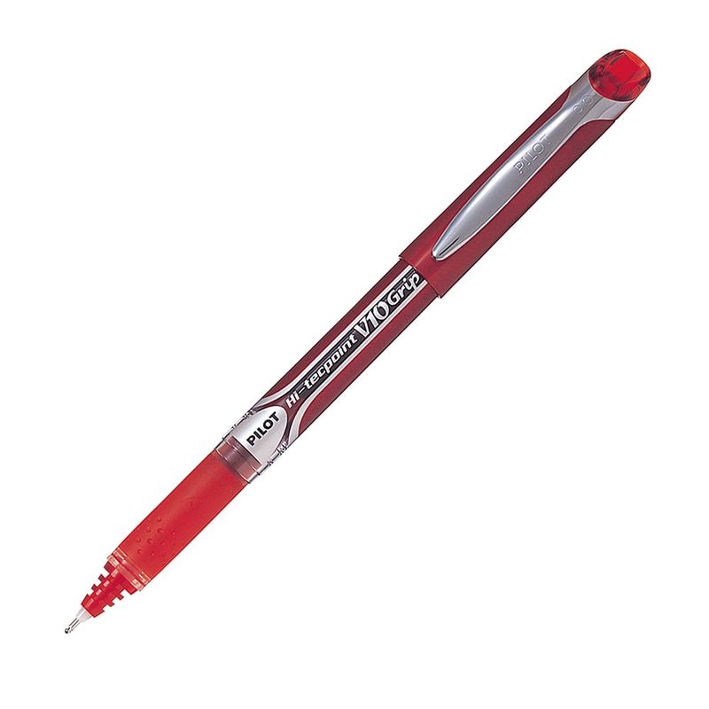 PILOT - Lápiz Tinta Pilot Hi-tecpoint Grip V10 10mm Rojo Pilot