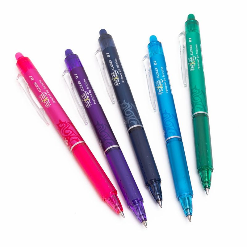 PILOT - Set 5 Lápices Frixion Addixion Clicker 019 Pilot