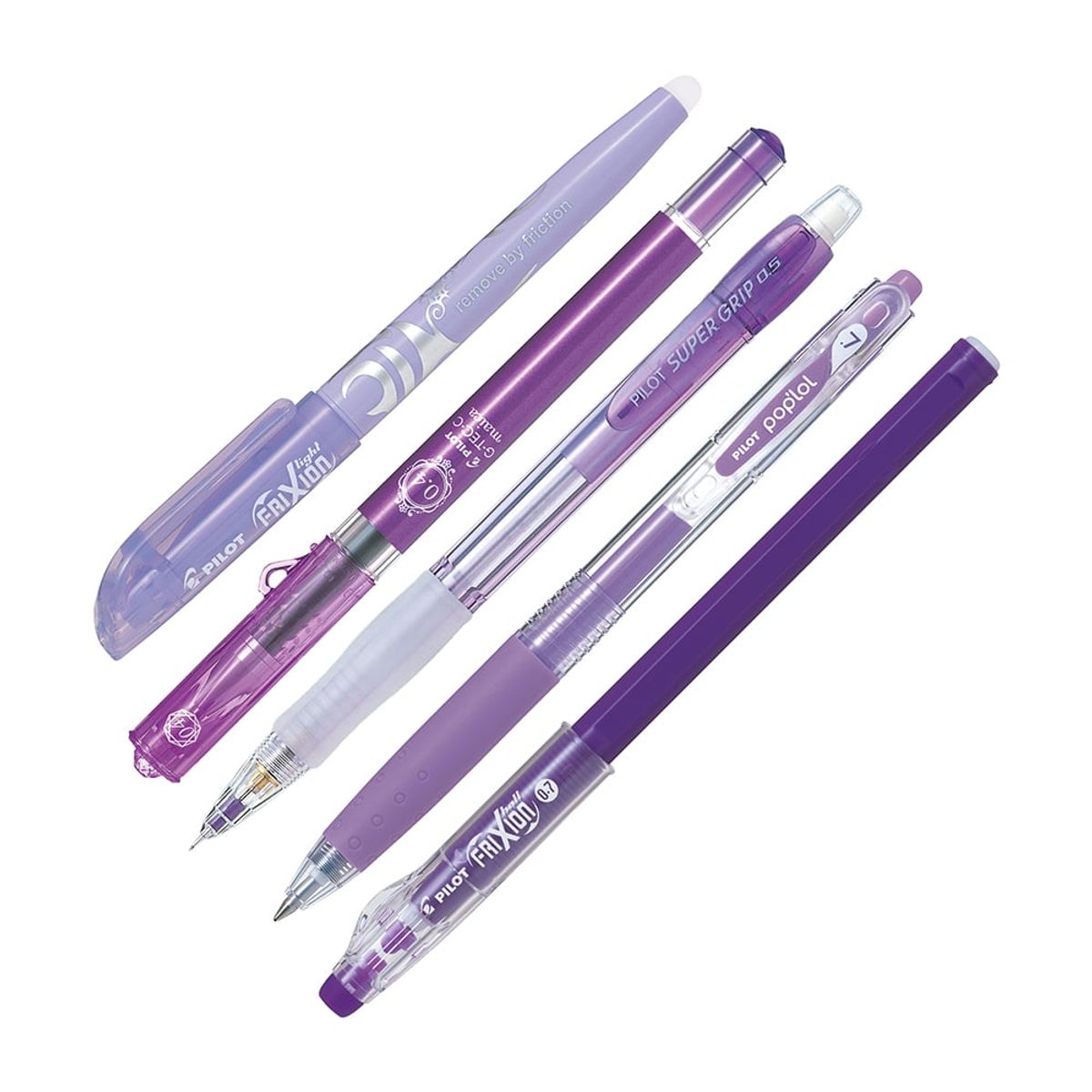 PILOT - Set 5 Lápices Violeta Surtidos Pilot