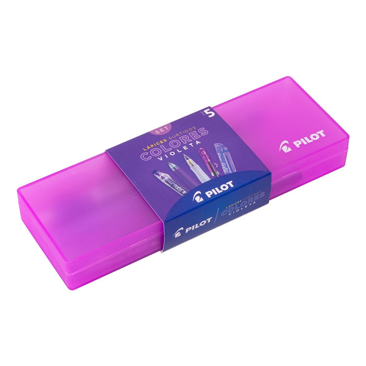 PILOT - Set 5 Lápices Violeta Surtidos Pilot