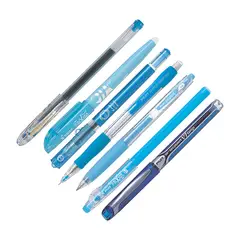 PILOT - Set 7 Lápices Celeste Surtidos 006