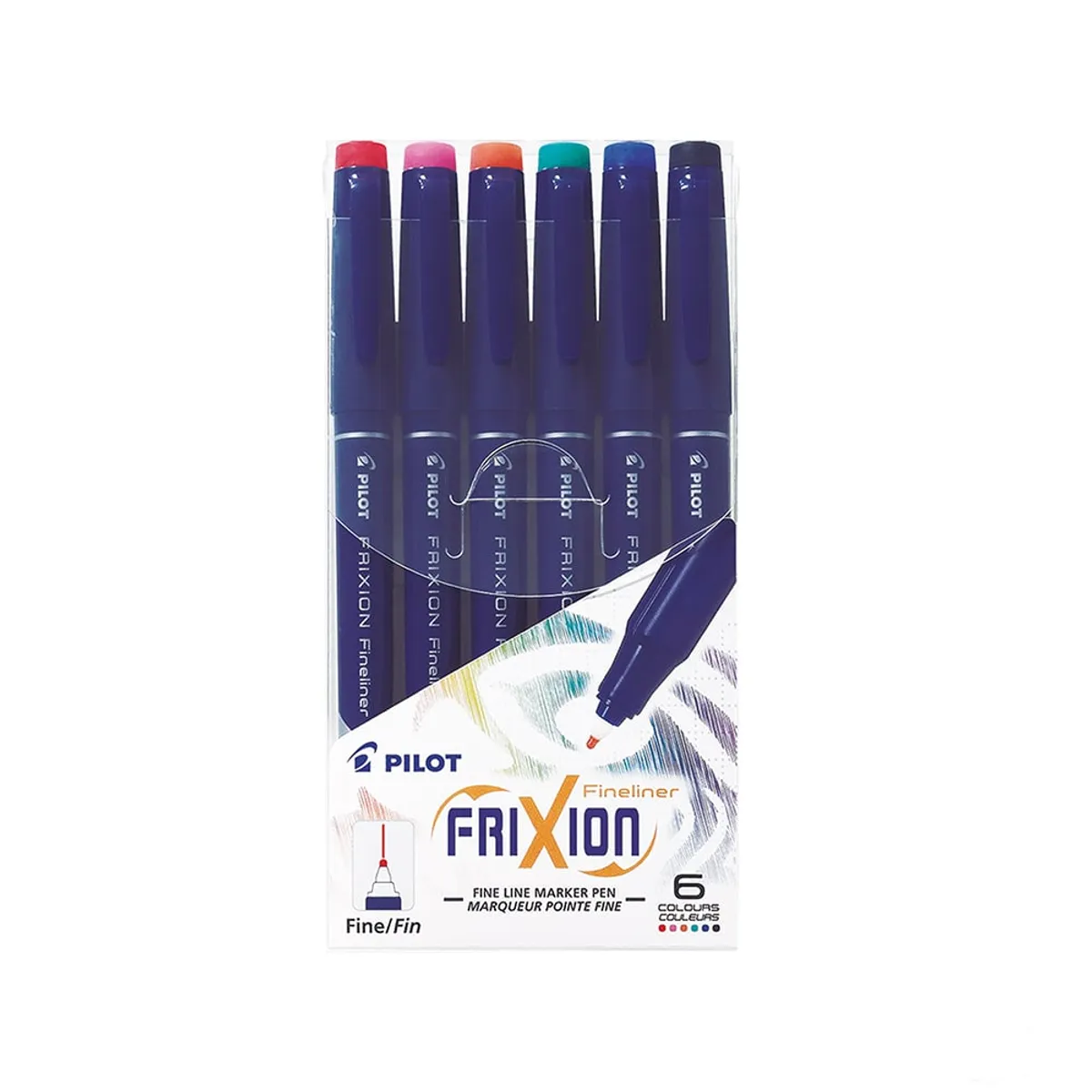 PILOT - Set 6 Marcadores Frixion Fineliner Pilot