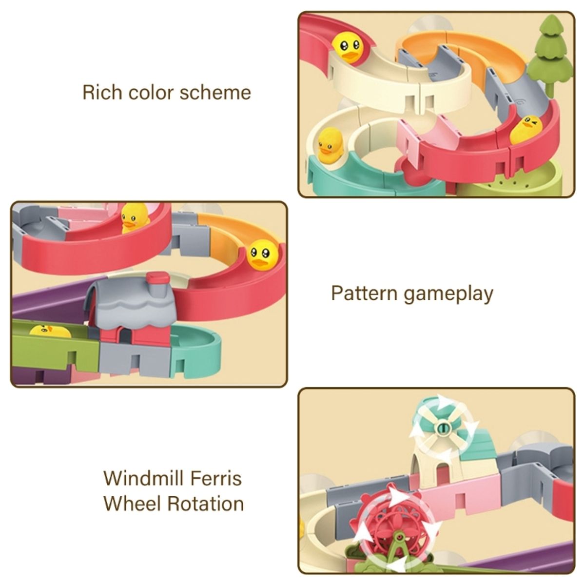 OEM - PISTA RESBALADIZA ARMABLE JUGUETE DE BAÑO