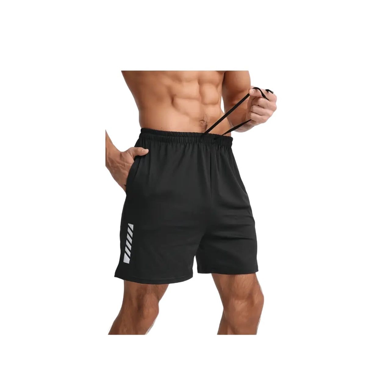 GARSIL - X3 Short Deportivo Hombre - Secado Rapido - Gym - Bolsillos Cierres