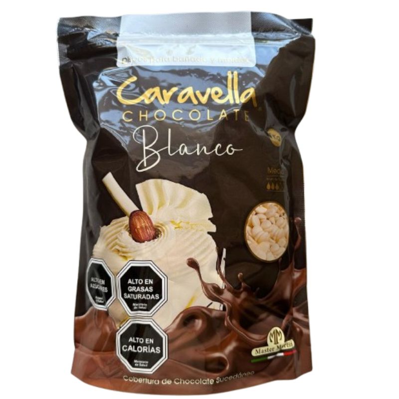 GENERICO - Gotas Chocolate Sucedaneo Blanco Caravella 1kg