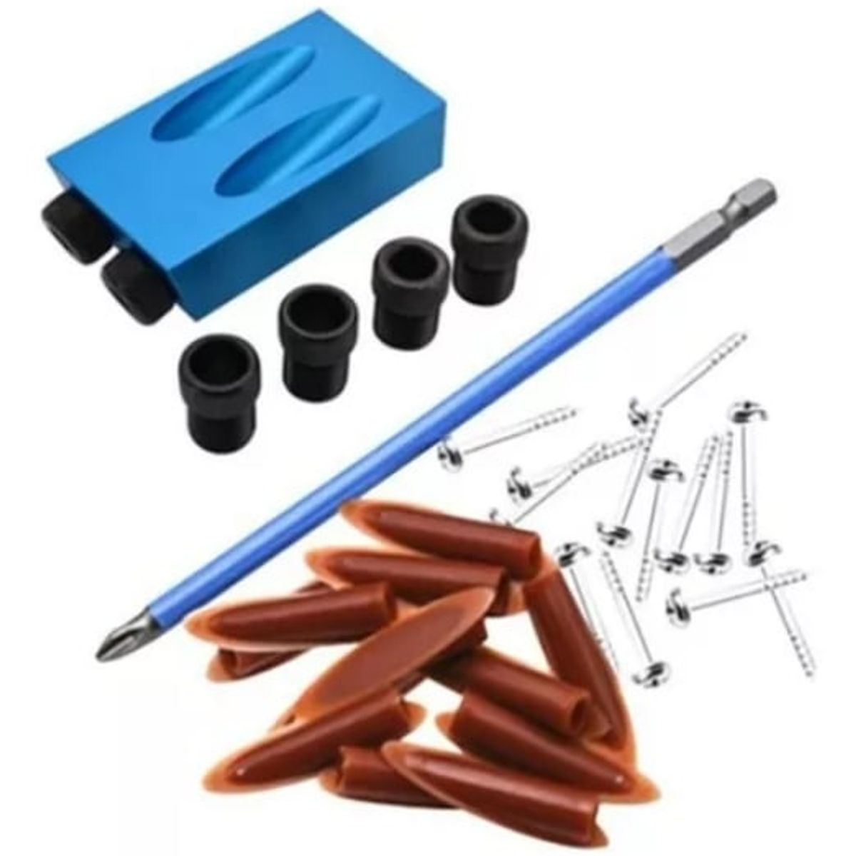 GENERICO - Kit De Localizador De Orificios Inclinados Para Carpintería