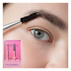 BEAUTY CREATIONS - Set de tijera y pinza para perfilación de cejas