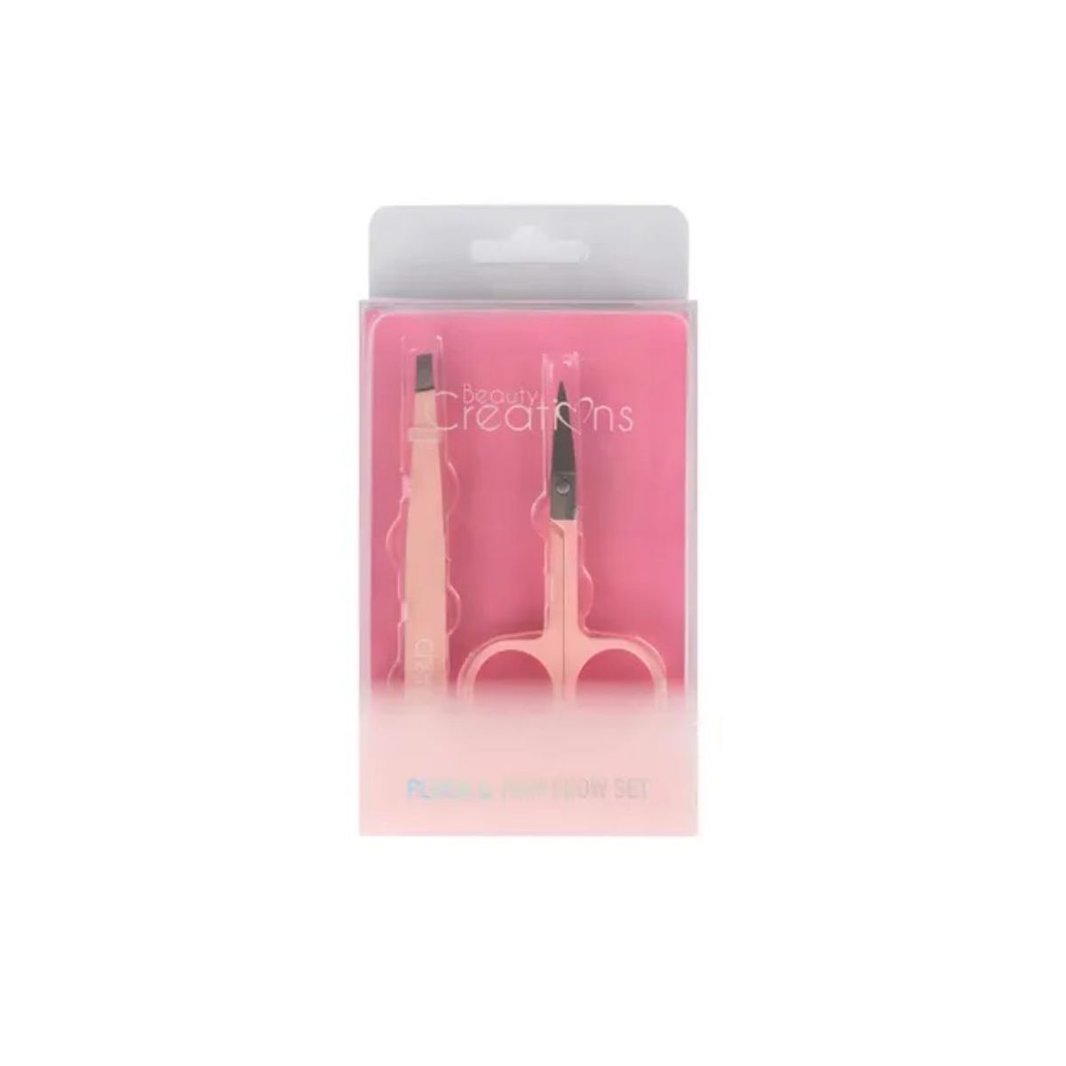 BEAUTY CREATIONS - Set de tijera y pinza para perfilación de cejas