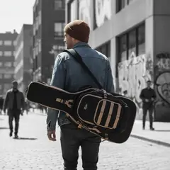 EPIC - Bolso para Guitarra Eléctrica Acolchado Waterproof con Mochila