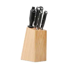 BRINOX - Set De 4 Cuchillos + Chaira Acero Inoxidable Infinity