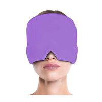 Gorro De Gel Alivio De Migraña Terapia De Frío Dolor Cabeza Morado