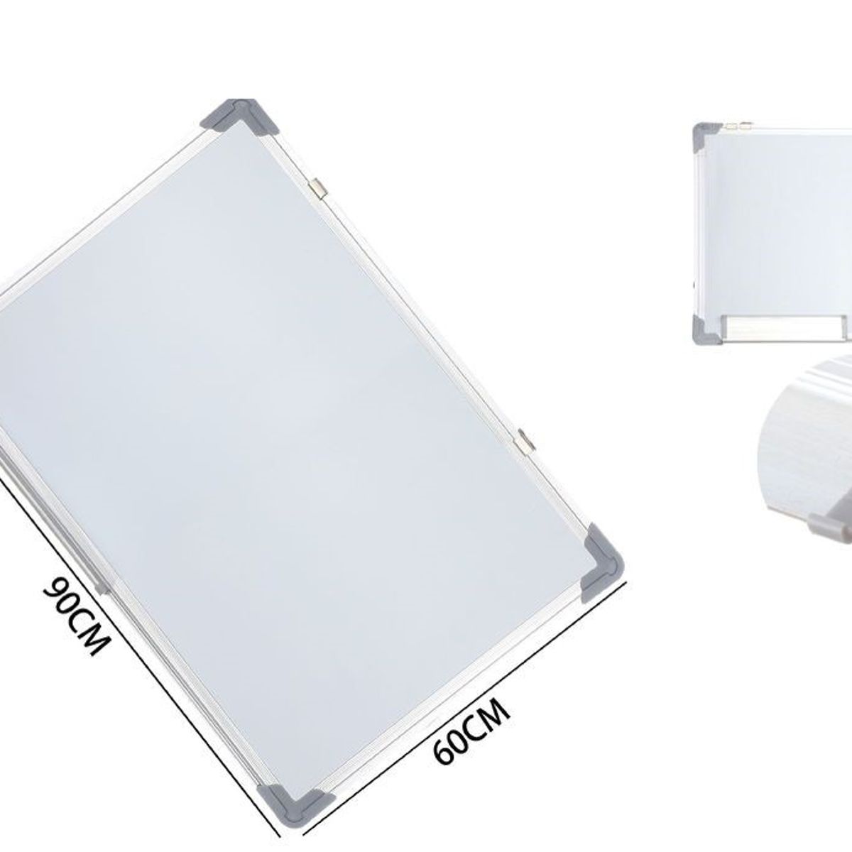 GENERICO - Pizarra Blanca Con Posa Borrador 60cm X 90cm