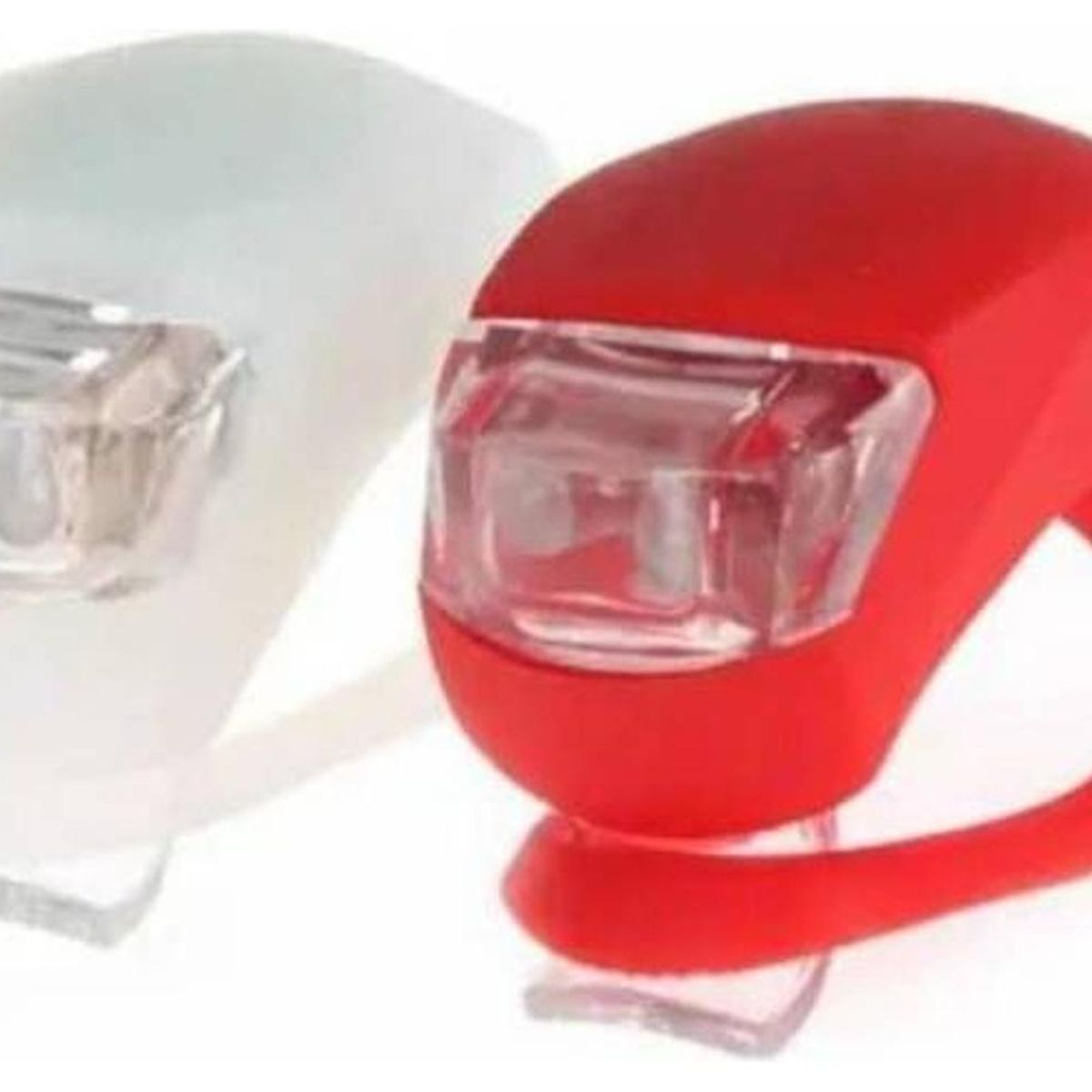 GEN - Pack Luces Led Bicicleta De Silicona Luz Delantera Y Trasera