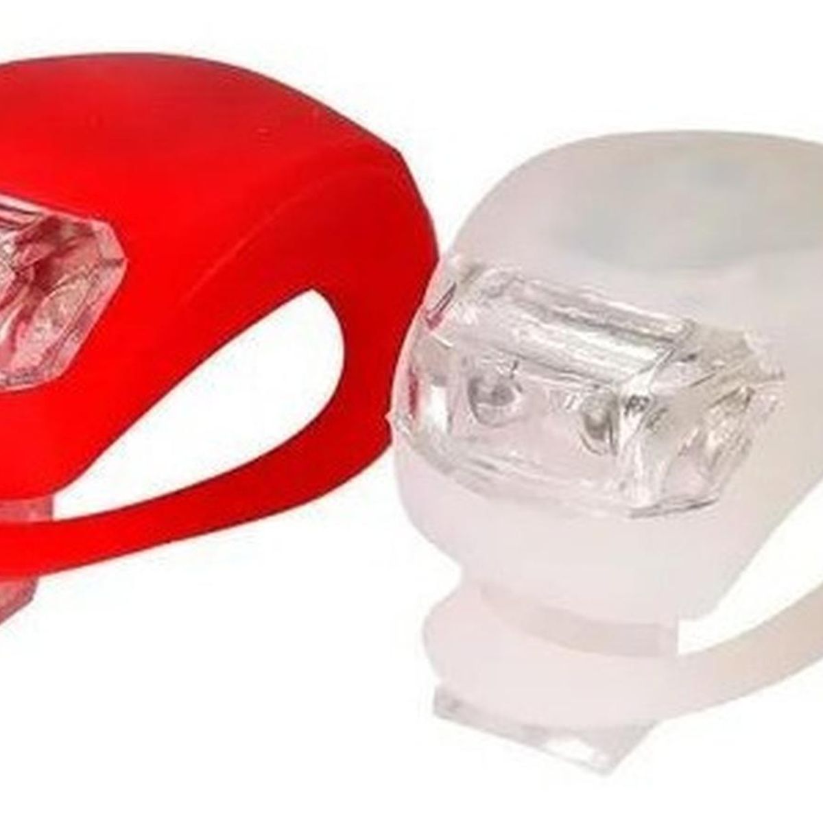 GEN - Pack Luces Led Bicicleta De Silicona Luz Delantera Y Trasera