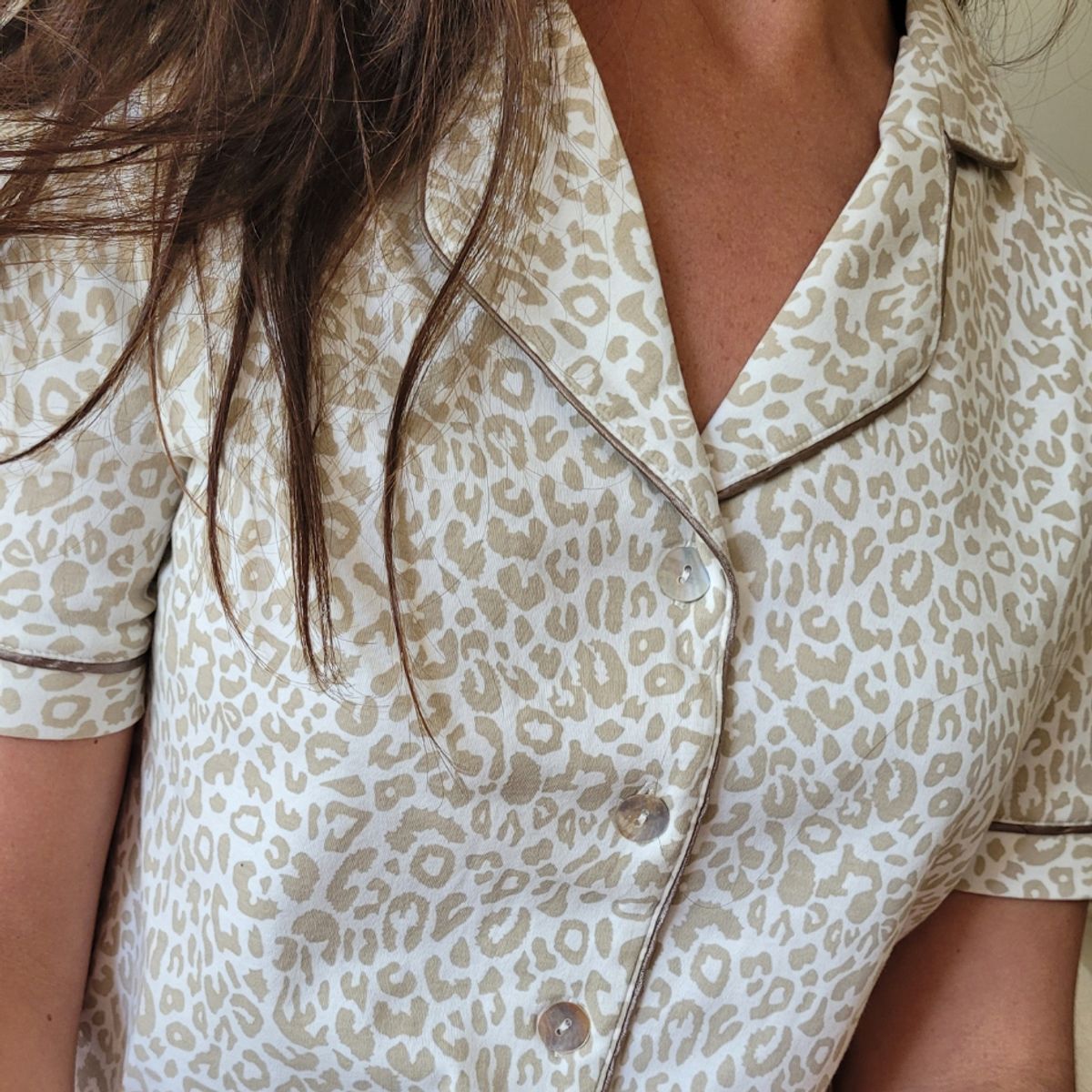 SIMPLY B - Pijama corto Animal print