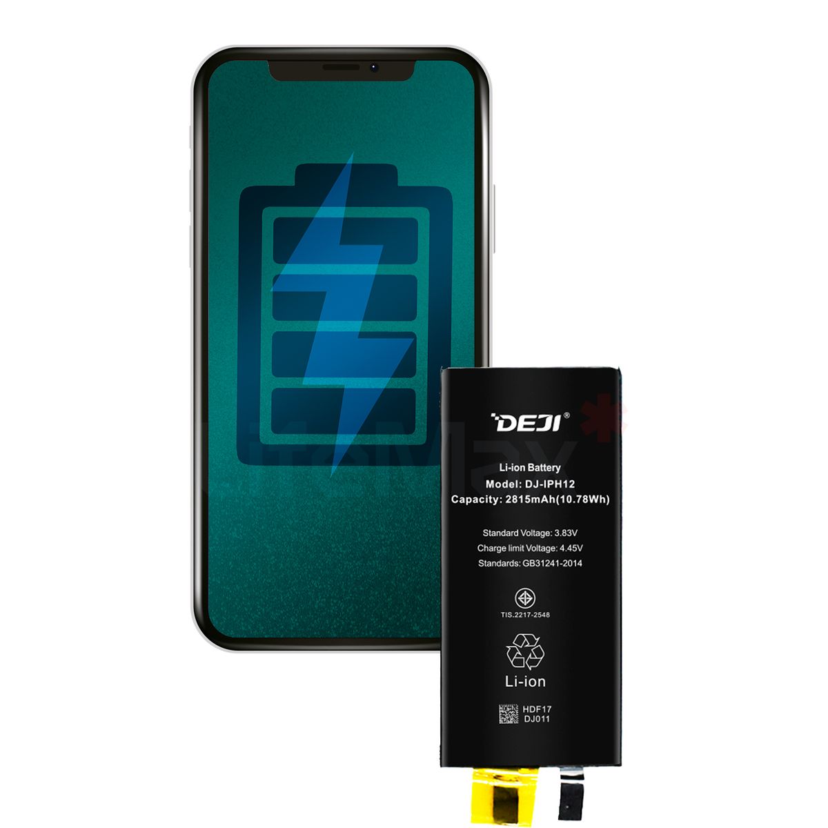 GENERICO - Bateria para Iphone 12 Sin Flex DEJI IC Original 2815mAh