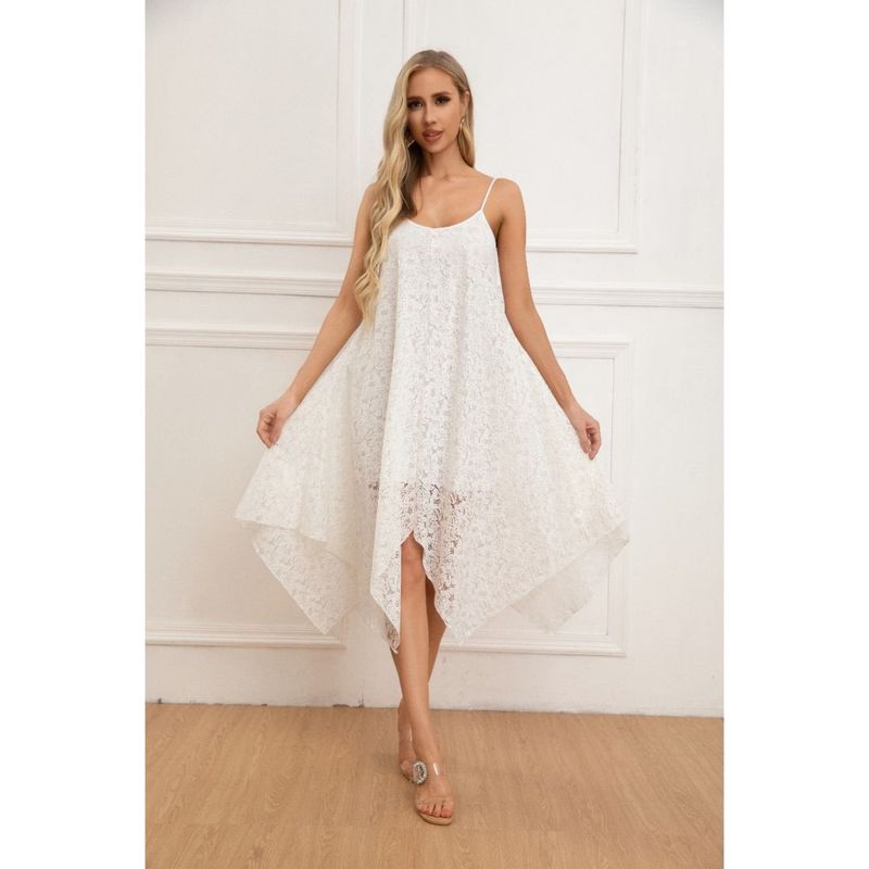 MPROPIA - Vestido Largo Verano Calidad Premium Encaje Tipo Macrame 059