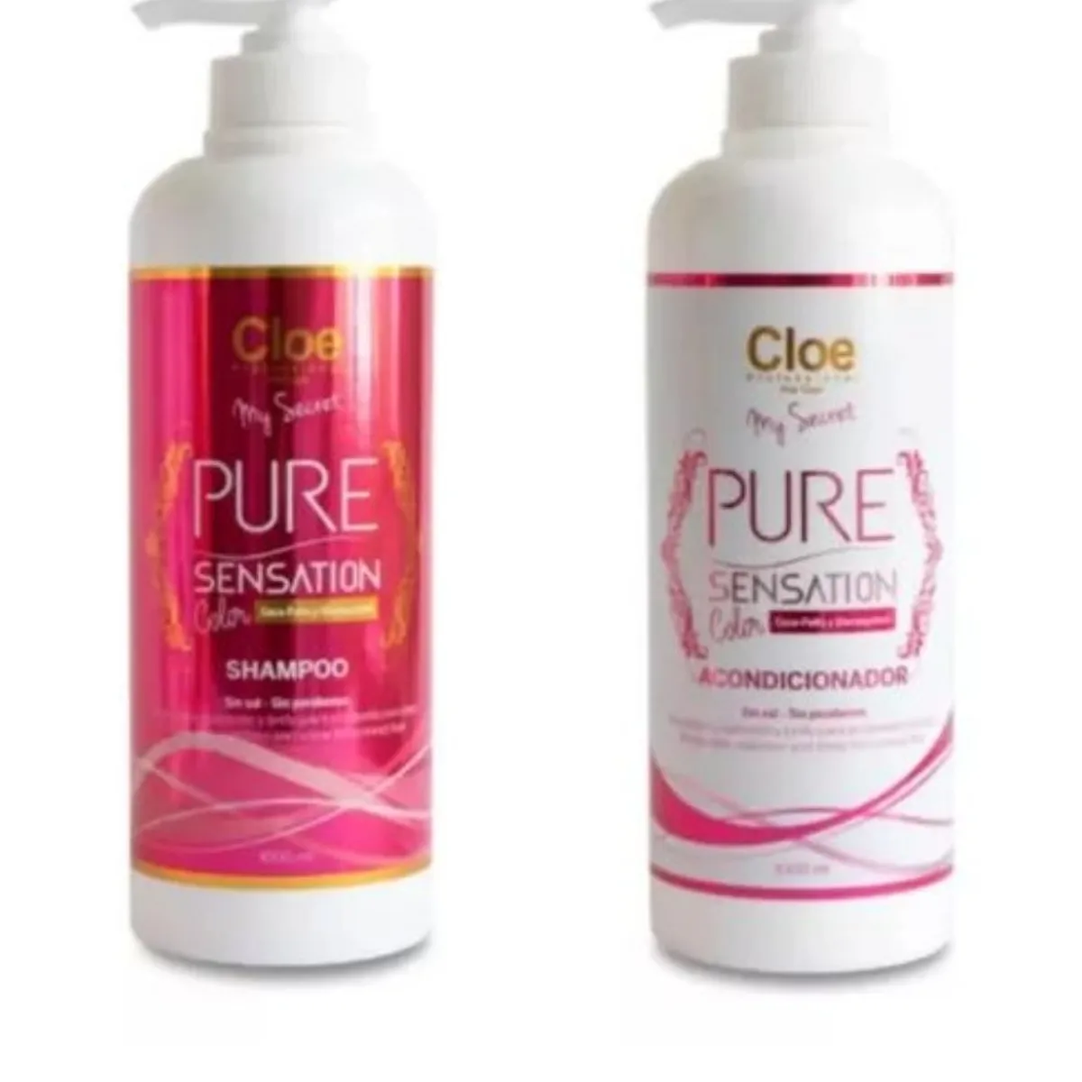 CLOE - Pack Cloe PURE SENSATION COLOR shampoo y acondicionador 1000ml