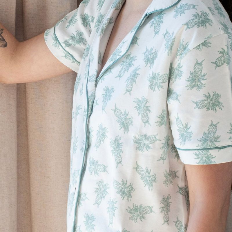 SIMPLY B - Pijama corto piñas mujer