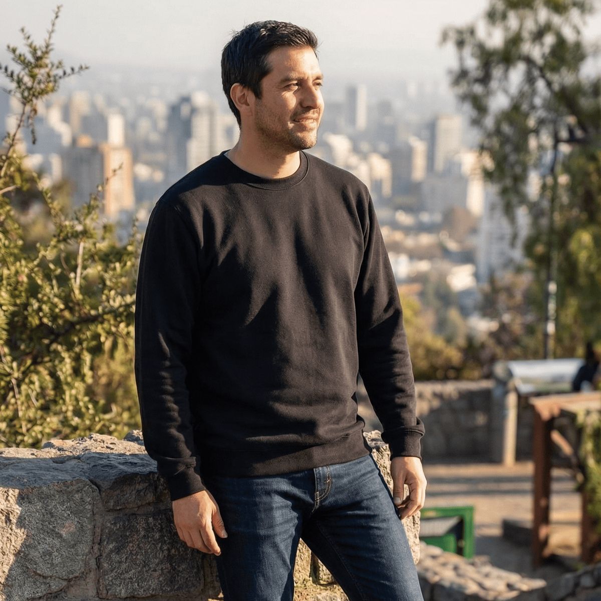 T-WORLD - Polerón Unisex Algodón Afranelado Básico Antipilling