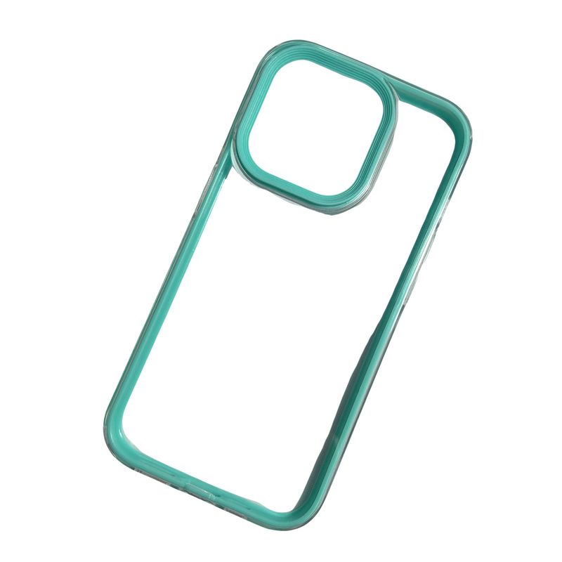 GENERICO - Carcasa 360 para iPhone 15 Pro (Celeste)