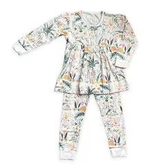 LITTLE BEE - Pijama largo niña TROPICAL